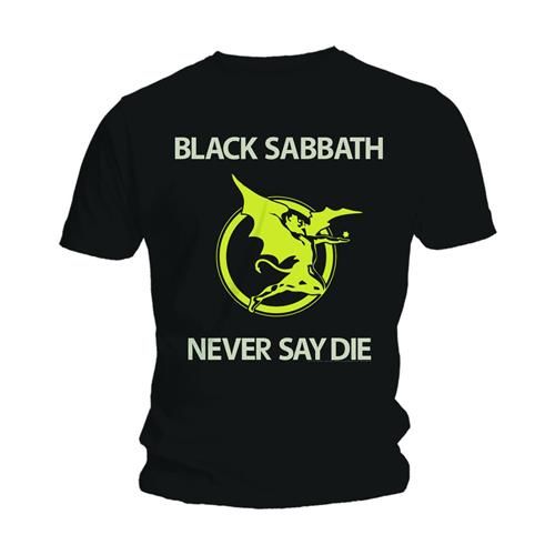 Black Sabbath - Tričko Never Say Die - Muž, Unisex, Čierna, XXL