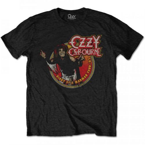 Ozzy Osbourne - Tričko Diary of a Mad Man Tour 1982 - Muž, Unisex, Čierna, XXL