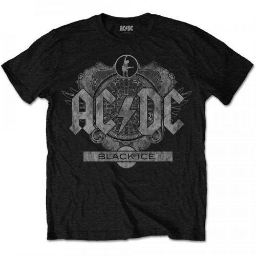 AC/DC - Tričko Black Ice - Muž, Unisex, Čierna, S