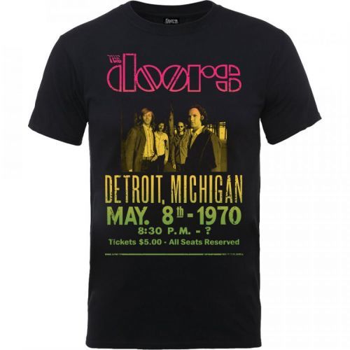 The Doors - Tričko Gradient Show Poster - Muž, Unisex, Čierna, XXL
