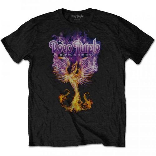 Deep Purple - Tričko Phoenix Rising - Muž, Unisex, Čierna, S