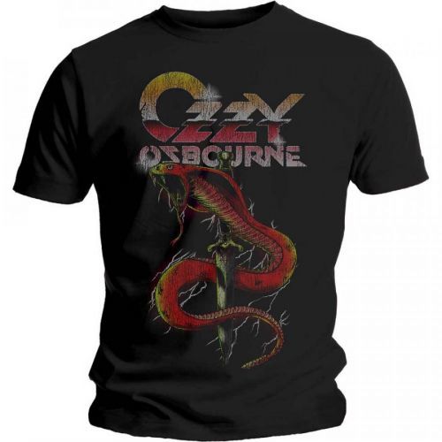 Ozzy Osbourne - Tričko Vintage Snake - Muž, Unisex, Čierna, S