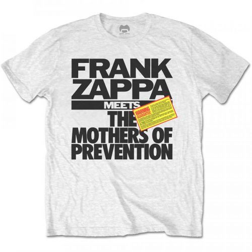 Frank Zappa - Tričko The Mothers of Prevention - Muž, Unisex, Biela, XXL