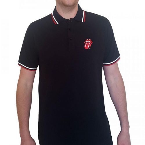 Rolling Stones - Polokošela Classic Tongue - Muž, Unisex, Čierna, XXL