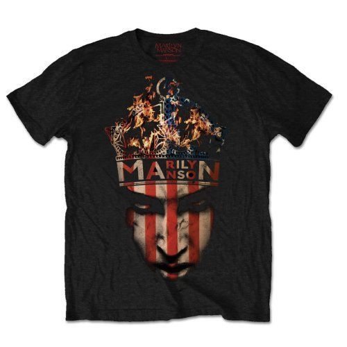 Marilyn Manson - Tričko Crown - Muž, Unisex, Čierna, S
