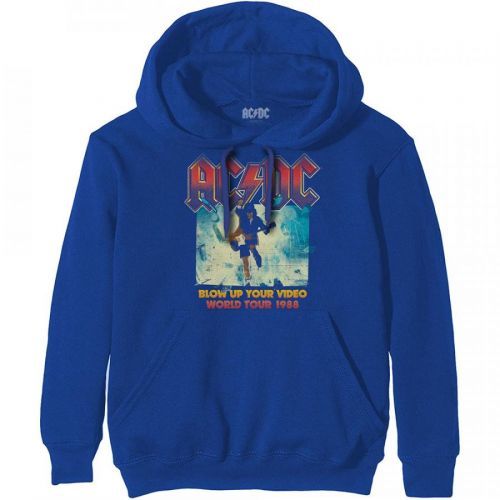 AC/DC - Mikina Blow Up Your Video - Muž, Unisex, Modrá, XS