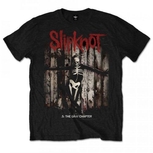 Slipknot - Tričko .5: The Gray Chapter Album - Muž, Unisex, Čierna, XXL