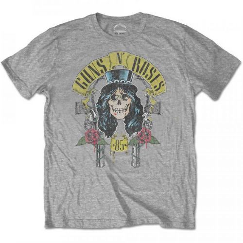 Guns N’ Roses - Tričko Slash '85 - Muž, Unisex, Šedá, S