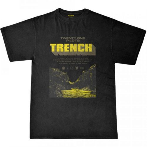 Twenty One Pilots - Tričko Trench Cliff - Muž, Unisex, Čierna, XXL