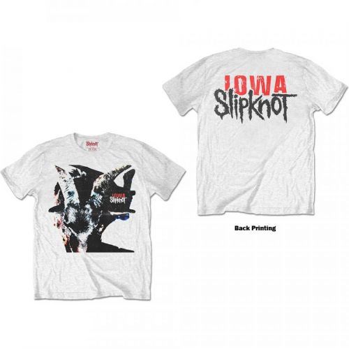 Slipknot - Tričko Iowa Goat Shadow - Muž, Unisex, Biela, L