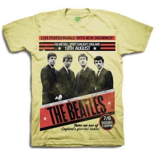 The Beatles - Tričko 1962 Port Sunlight - Muž, Unisex, Žltá, XXL