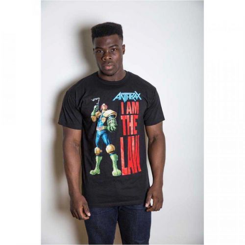Anthrax - Tričko I am the Law - Muž, Unisex, Čierna, S