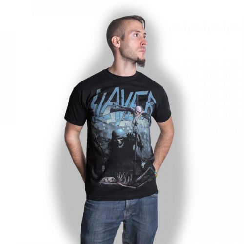 Slayer - Tričko Soldier Cross - Muž, Unisex, Čierna, S