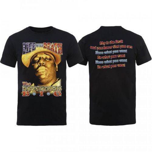 Biggie Smalls - Tričko Life After Death - Muž, Unisex, Čierna, S