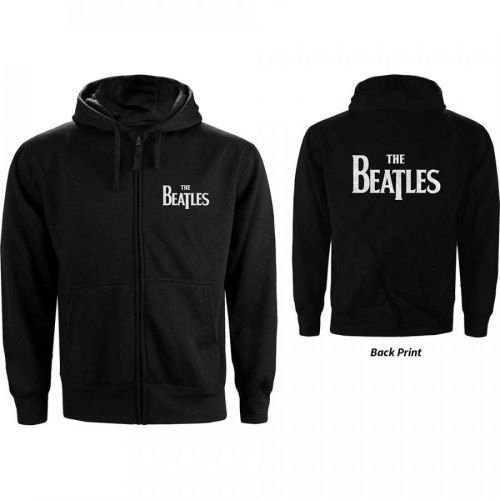 The Beatles - Zipper Drop T Logo - Žena, Čierna, XS