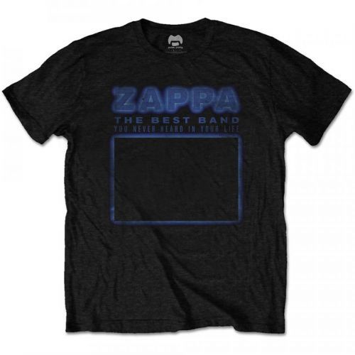 Frank Zappa - Tričko Never Heard - Muž, Unisex, Čierna, S