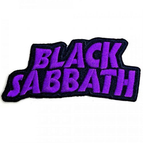 Black Sabbath - Nažehlovačka Cut Out Wavy Logo