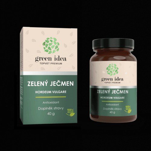 TOPVET TOPVET Zelený jačmeň sypaný 40g 40 g