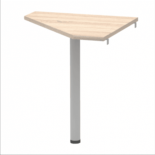 Rohový stolek, dub sonoma/kov, JOHAN 2 NEW 06