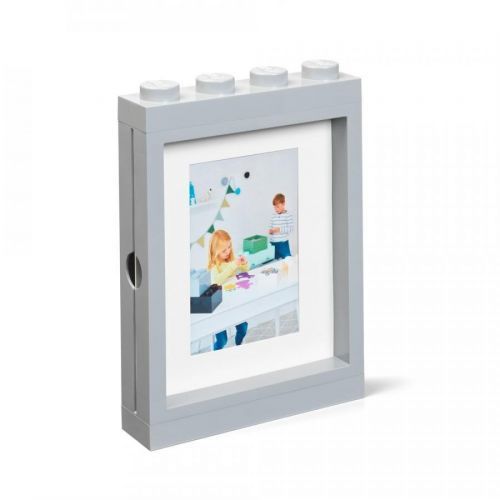 Sivý rámček na fotku LEGO®, 19,3 x 4,7 cm