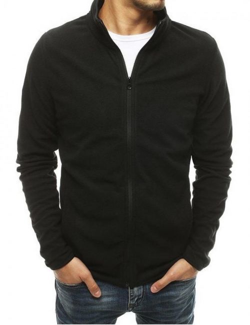 čierna mikina na zips