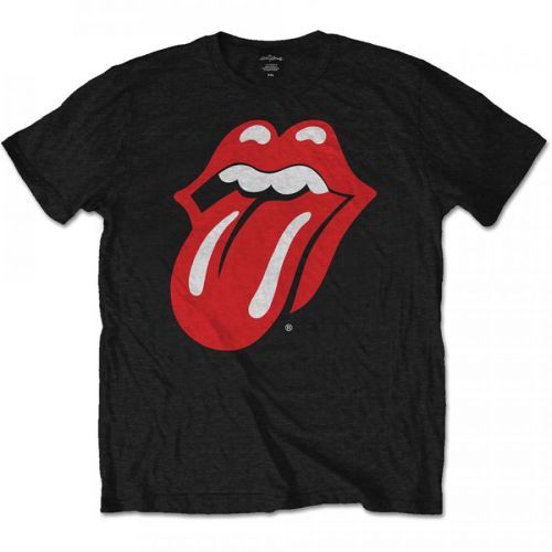 Rolling Stones - Tričko Classic Tongue - Muž, Unisex, Čierna, S