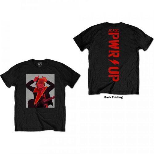 AC/DC - Tričko Angus Finger Horns - Muž, Unisex, Čierna, S