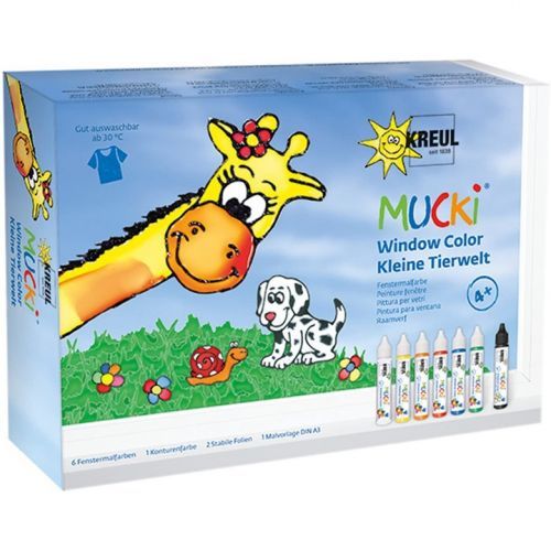 Sada farieb na sklo MUCKI - Svet malých zvierat