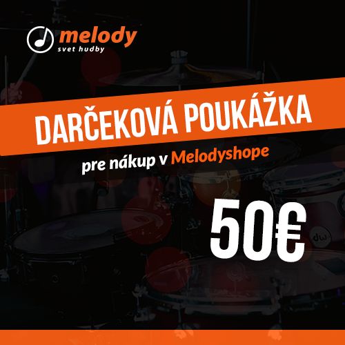 TM Sound Darčeková poukážka pre nákup v Melodyshope 50€