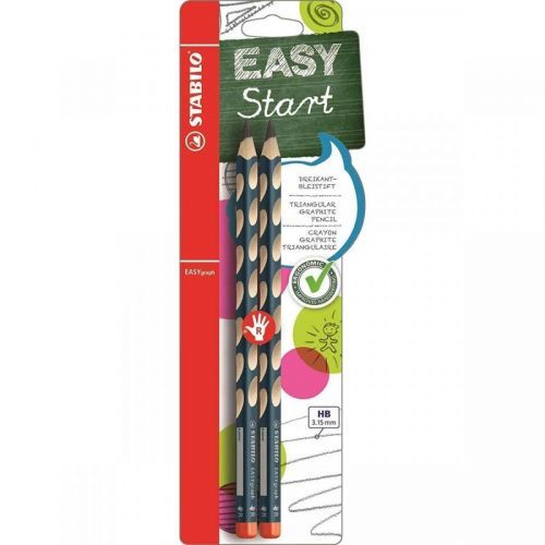 Stabilo EASYgraph HB pravák petrolejová 2 ks