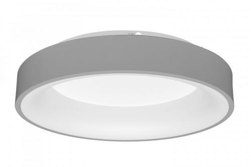 Ecolite Šedé LED stropné/nástenné svietidlo okrúhle 40W
