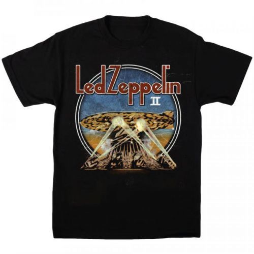 Led Zeppelin - Tričko LZII Searchlights - Muž, Unisex, Čierna, XXL