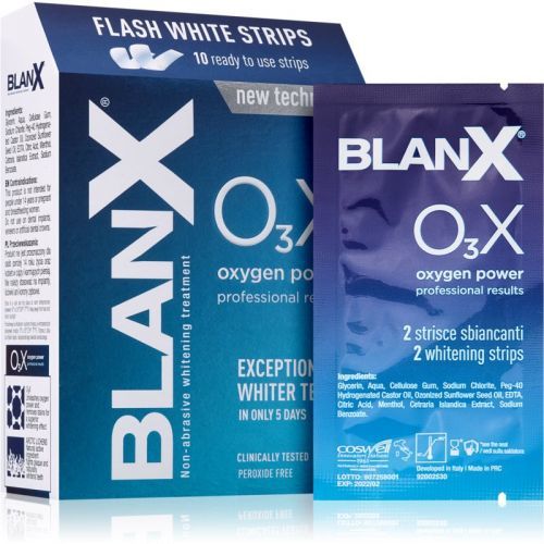 BlanX O3X Oxygen Power bieliace pásiky na zuby 10 ks