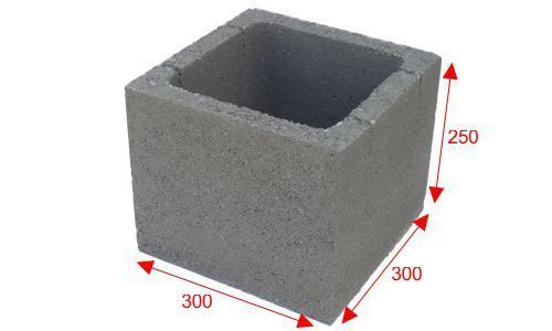 Stĺpová tvárnica EKODIEL 30 cm