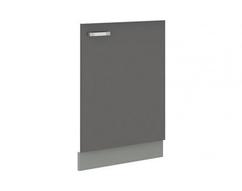 Predný panel na vstavanú kuchynskú umývačku Grey NAR G-72, šírka 60 cm