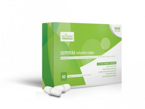 VALAVANI SEMMAX 60 kapsúl na zväčšenie objemu spermií Varianta produktu: 1 balení 60 kapsúl