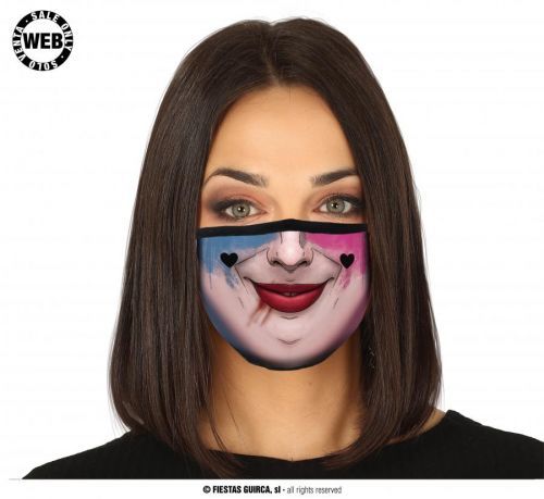 Guirca Ochranné rúško s motívom Harley Quinn