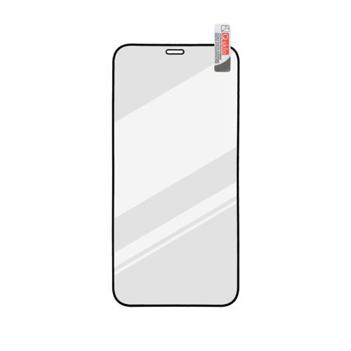 Iphone 12 / Iphone 12 Pro čierna sklenená fólia Full Glue, Q Sklo