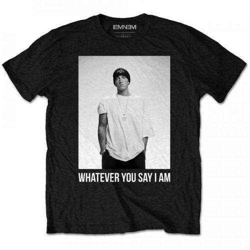 Eminem - Tričko Whatever - Muž, Unisex, Čierna, 3XL