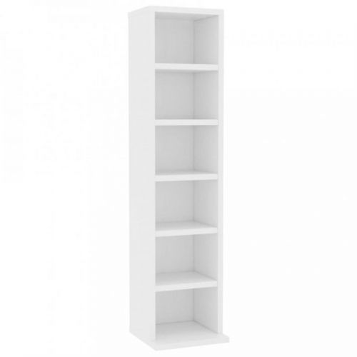 Regál dřevotříska Dekorhome Bílá