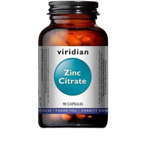 Viridian Zinc Citrate (Zinok) 90 kapsúl