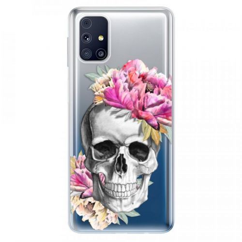 Odolné silikónové puzdro iSaprio - Pretty Skull - Samsung Galaxy M31s