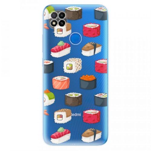Odolné silikónové puzdro iSaprio - Sushi Pattern - Xiaomi Redmi 9C
