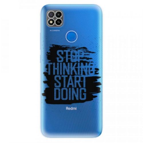 Odolné silikónové puzdro iSaprio - Start Doing - black - Xiaomi Redmi 9C