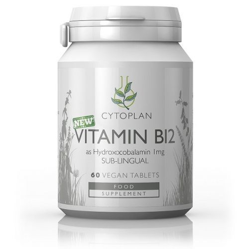 Vitamín B12, 1000 µg (hydroxokobalamín) - pod jazyk (sublingválny), 60 tabliet