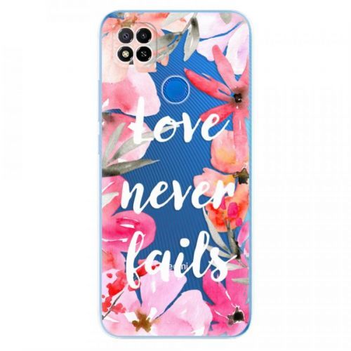 Odolné silikónové puzdro iSaprio - Love Never Fails - Xiaomi Redmi 9C