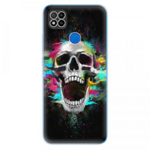 Odolné silikónové puzdro iSaprio - Skull in Colors - Xiaomi Redmi 9C