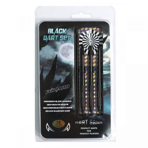 Šípky MASTER Wizard Black Brass 3ks - softip 18g