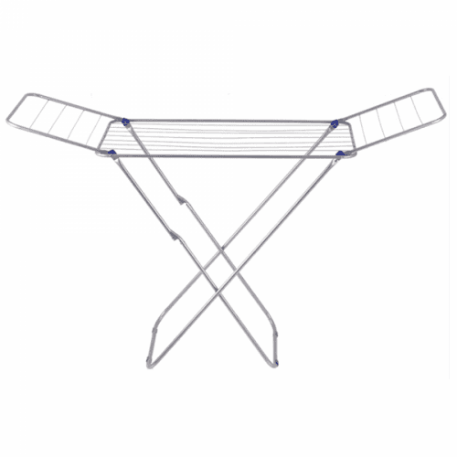 Sušák na prádlo,, stříbrná / modrá, VARDEN