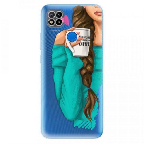 Odolné silikónové puzdro iSaprio - My Coffe and Brunette Girl - Xiaomi Redmi 9C